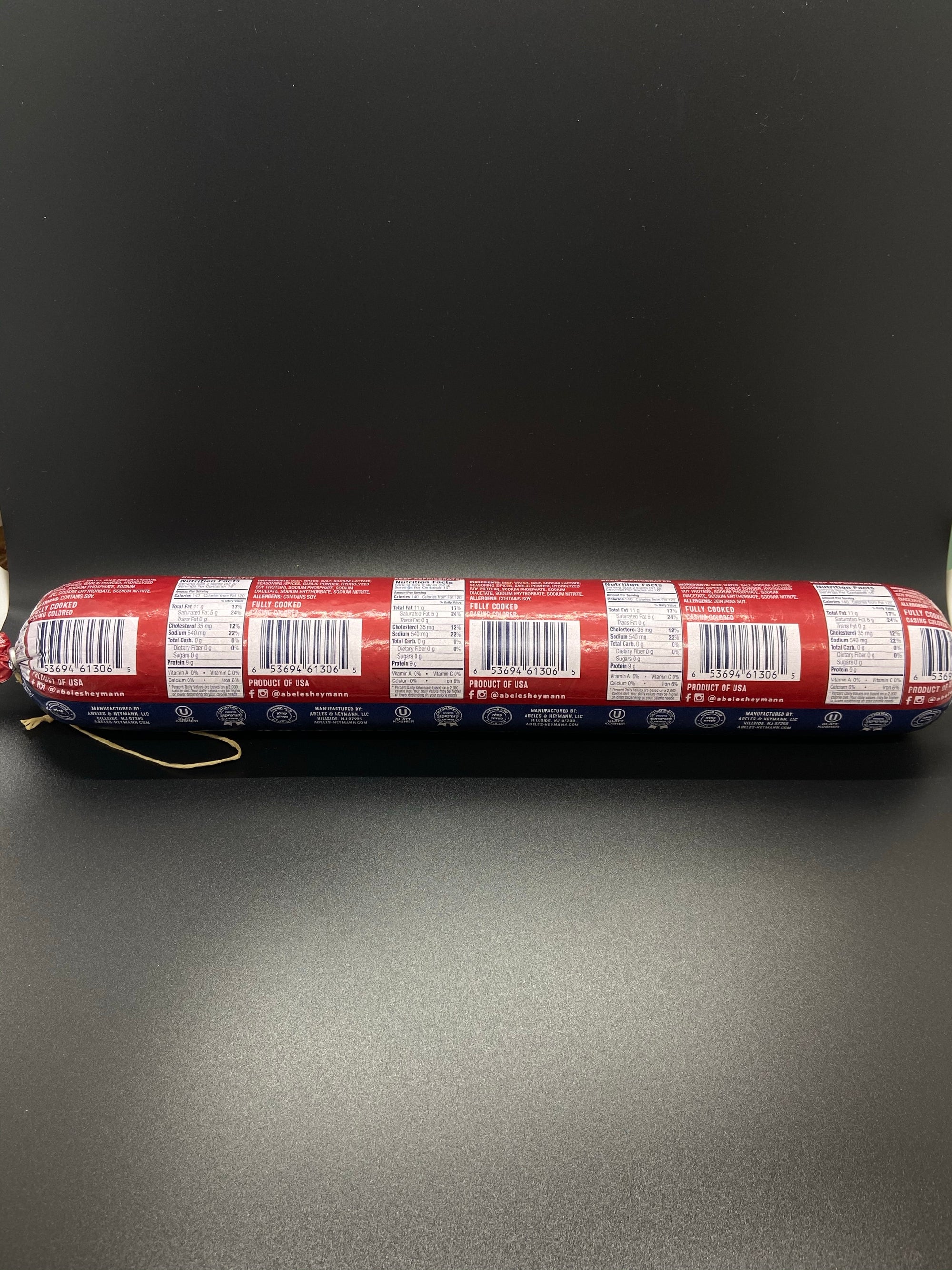 A & H All Beef Salami 2 lb.