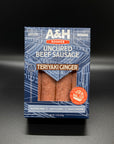 A & H Beef Teriyaki Ginger Sausage 12 oz.