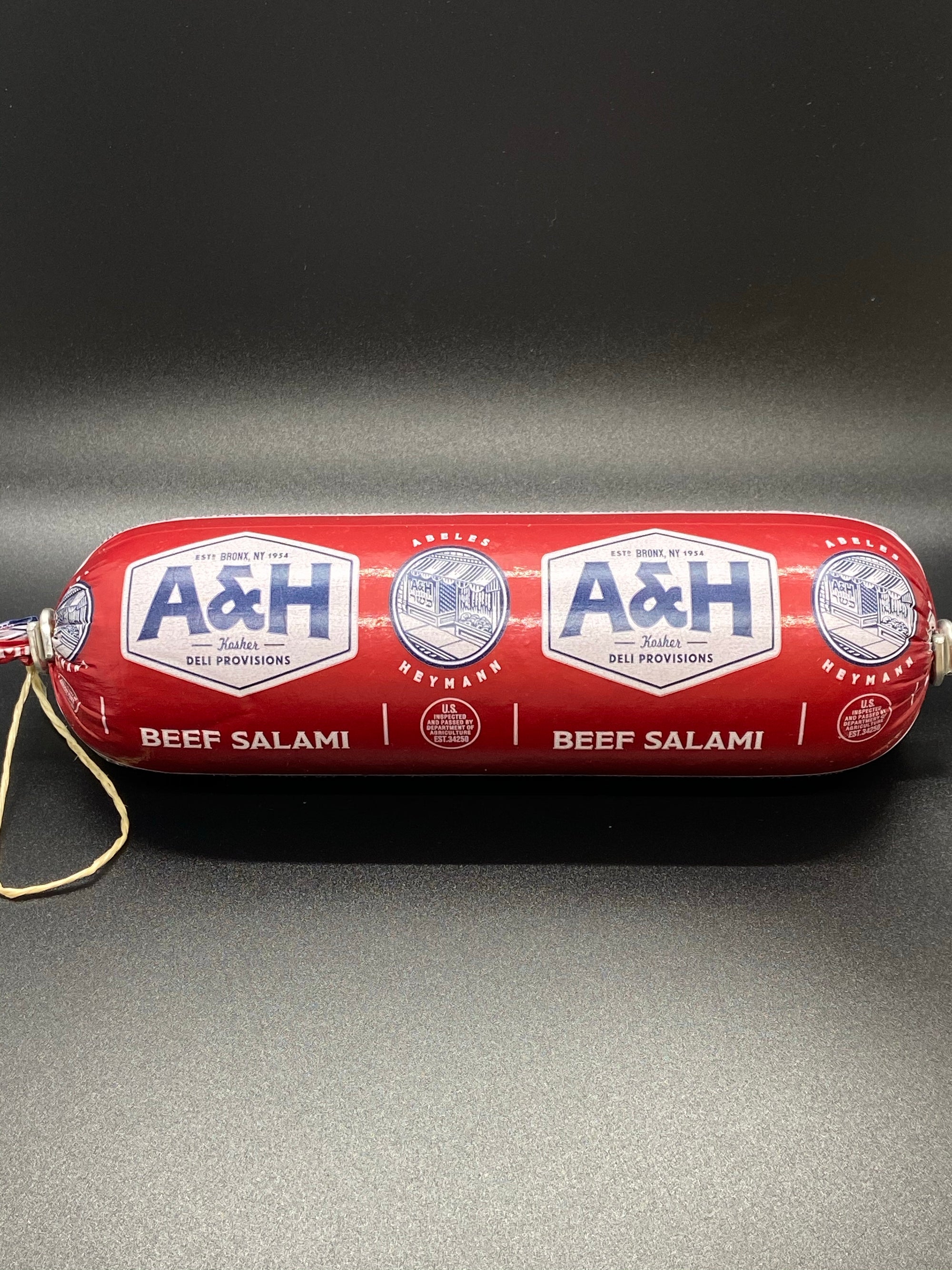 A &amp; H All Beef Kosher Salami 14 oz.