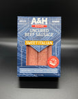 A & H Uncured Beef Sweet Italian Sausage 12 oz.