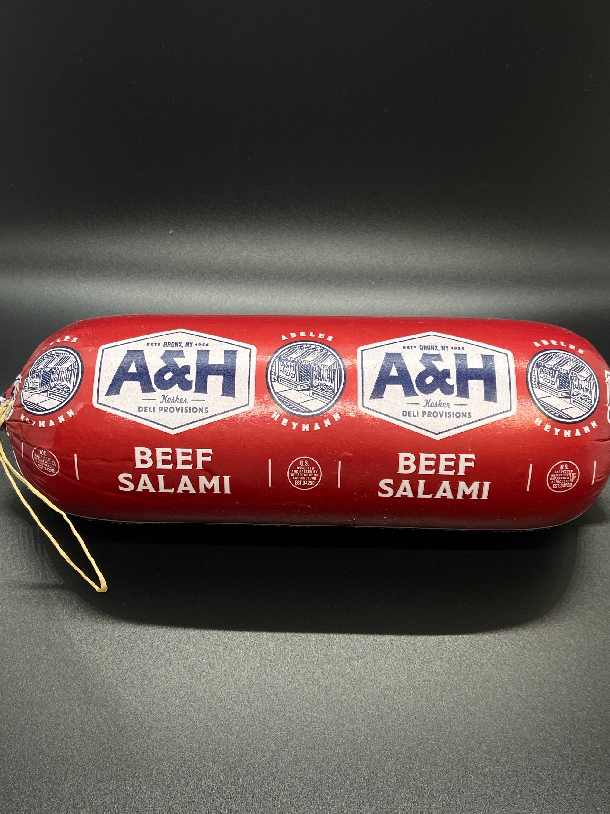 A &amp; H Beef Wide Salami 32 oz.