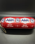 A & H Beef Wide Salami 32 oz.
