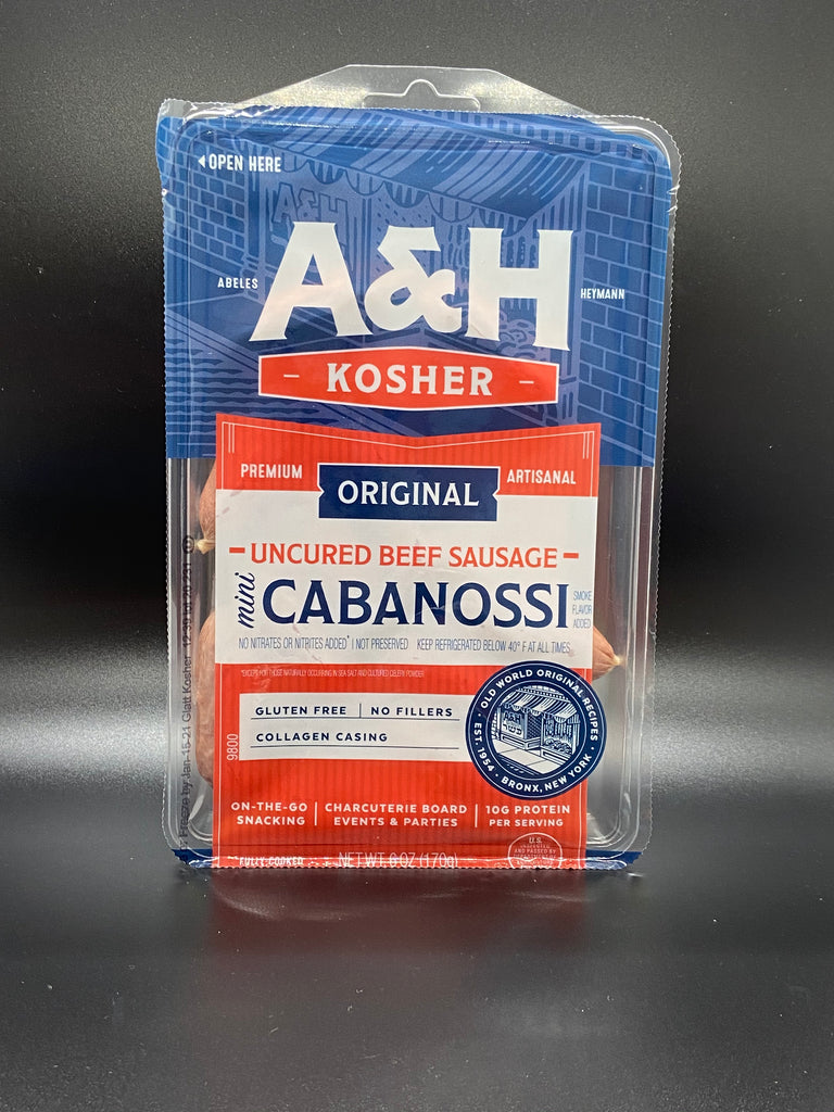 A & H Uncured Beef Mini Cabanossi 6 oz.