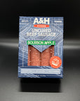A & H Uncured Beef Bourbon Apple Sausage 12 oz.