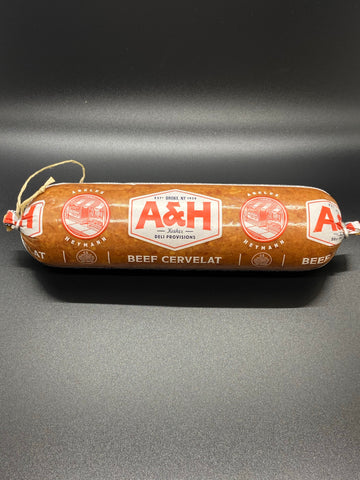A & H Uncured Beef Garlic & Herb Sausage 12 oz.