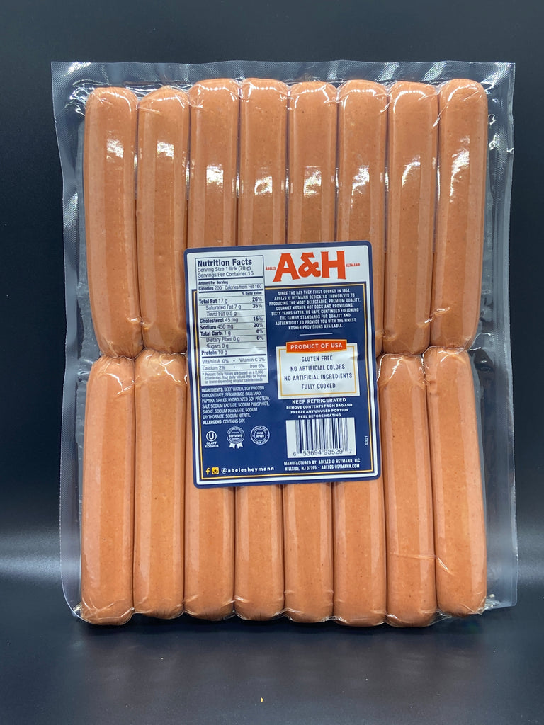A&H Beef Hot Dogs 40oz