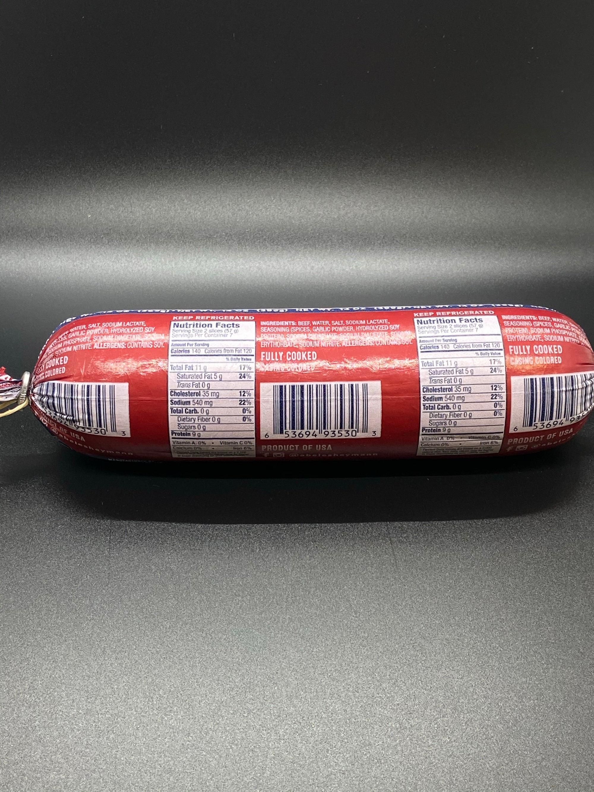 A & H All Beef Kosher Salami 14 oz.